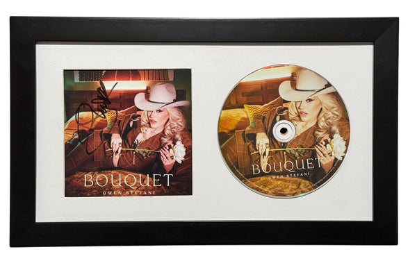 Gwen Stefani Signed BOUQUET CD Autograph Framed Matted Display No Doubt COA