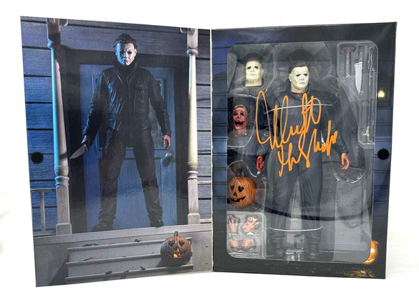 Nick Castle HALLOWEEN Signed Michael Myers Neca Figure Autograph Beckett COA