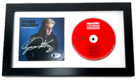 ROGER DALTREY Signed Autographed AS LONG AS I HAVE YOU CD Framed THE WHO BAS COA