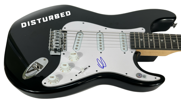 DISTURBED David Draiman Signed Autograph Electric Guitar Band Singer Beckett COA