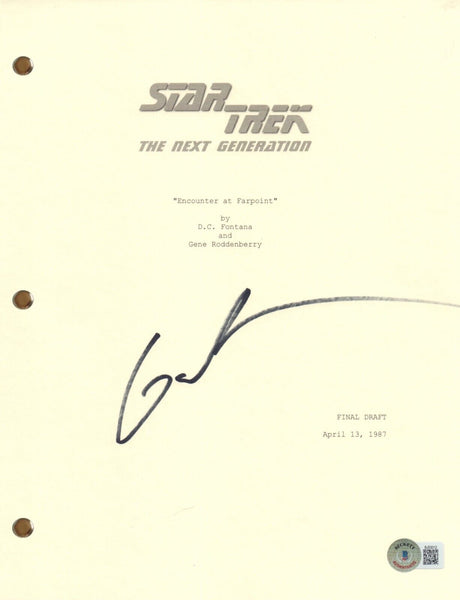 Gates McFadden Signed Autograph Star Trek The Next Generation Episode Script BAS