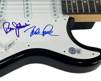 THE BEACH BOYS Signed Autograph Electric Guitar Mike Love Bruce Johnston BAS COA