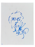 Stefan Lessard Dave Matthews Band Signed Autograph Original Art Sketch 11x14 COA