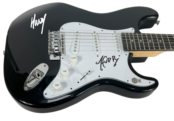 Lil Huddy Signed Autograph Electric Guitar Chase Hudson Beckett COA