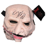 Corey Taylor Signed Autographed Slipknot Mask Gray Chapter Beckett Witnessed COA