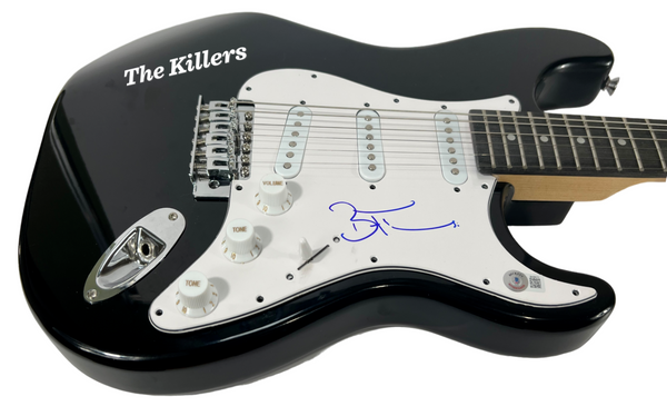 Brandon Flowers THE KILLERS Signed Electric Guitar Autograph Singer Beckett COA