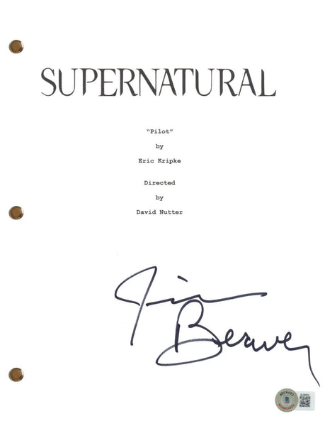 Jim Beaver Signed Autograph Supernatural Pilot Script Screenplay Beckett COA