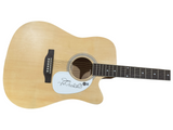 Joni Mitchell Signed Autograph Acoustic Guitar Full Size 41" Beckett COA