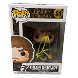 Alfie Allen Signed Theon Greyjoy Game of Thrones Funko Pop #81 Autograph Beckett