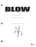 George Jung BLOW (2001) Signed Autographed Movie Script Full Screenplay BAS COA