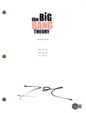 Johnny Galecki The Big Bang Theory Signed Autograph Pilot Script Screenplay BAS