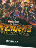 Joe & Anthony Russo Signed Autograph Avengers Infinity War Movie Poster BAS COA