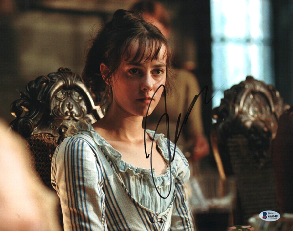 Jena Malone Signed 11x14 Photo Pride & Prejudice Actress Autograph Beckett COA