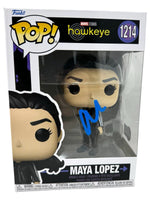 Alaqua Cox Signed Autograph Maya Lopez Funko Pop Hawkeye Echo Marvel BAS COA