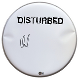 David Draiman Signed DISTURBED 14" Drumhead Band Singer Autograph Beckett COA