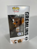 Joe Dante Signed Gremlins Gizmo Funko Pop #04 Director Autograph Beckett COA