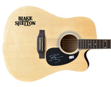 Blake Shelton Signed Autograph Full Size Acoustic Guitar Country Beckett COA