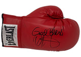 Denzel Washington Signed Boxing Glove The Hurricane Rubin Carter Autograph BAS