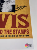 James Burton Signed Elvis Presley 11x17 Concert Poster Photo Autograph BAS COA
