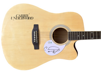 Carrie Underwood Signed Autograph Full Size Acoustic Guitar Singer Beckett COA