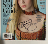 Elle Fanning Signed Autograph InStyle Magazine Your Look 2015 Beckett COA