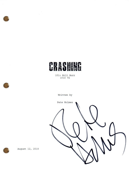 Pete Holmes CRASHING Signed Autograph 'Bill Burr' Episode Script Screenplay COA