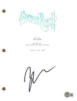 Zack Snyder Signed Autograph Sucker Punch Movie Script Screenplay Beckett COA