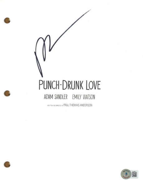 Paul Thomas Anderson Signed Punch-Drunk Love Full Movie Script Autograph BAS COA