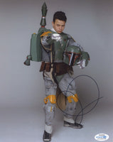 DANIEL LOGAN Signed STAR WARS Autographed 8x10 Photo BOBA FETT ACOA COA