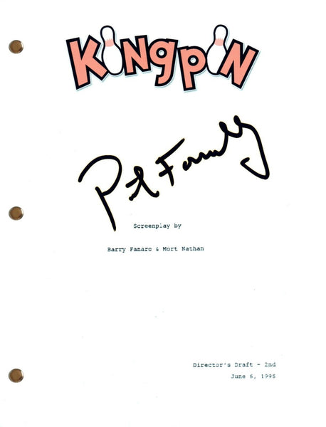 Peter Farrelly KINGPIN Signed Autograph Movie Script Screenplay Director COA