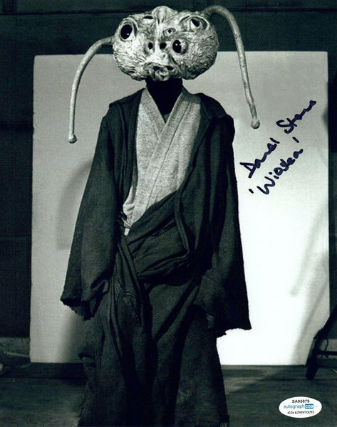 David Stone STAR WARS Signed Autograph 8x10 Photo A New Hope Wioslea ACOA COA