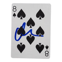 Matt Damon Signed Autograph Playing Card Rounders Movie 8 of Spades COA