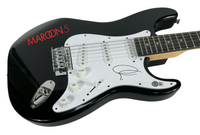 Adam Levine Maroon 5 Signed Autograph Electric Guitar Lead Singer Beckett COA