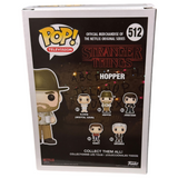 David Harbour Signed Hopper Funko Pop #512 Stranger Things Autograph Beckett COA