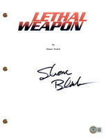 Shane Black Signed Autograph Lethal Weapon Movie Script Screenplay Beckett COA