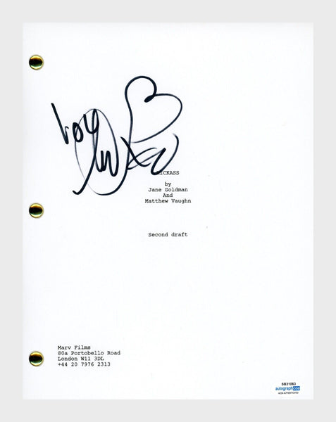 Chloe Moretz KICKASS Signed Autograph Movie Script Full Screenplay ACOA COA