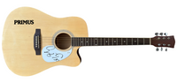 Larry LaLonde Ler PRIMUS Signed Autograph Full Size Acoustic Guitar ACOA COA