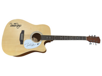 Mike Love The Beach Boys Signed Autograph Acoustic Guitar Full Size Beckett COA