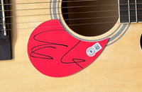 Ed Sheeran Signed Autograph Full Size Acoustic Guitar = + X Singer Beckett COA