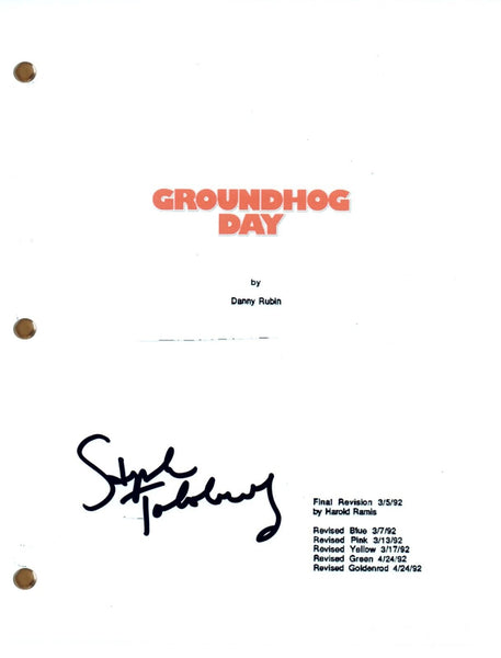 Stephen Tobolowsky GROUND HOG DAY Autograph Signed Movie Script Screenplay COA