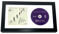 MUMFORD & SONS Signed Autograph DELTA CD Framed Display Full Band x4 Marcus ACOA