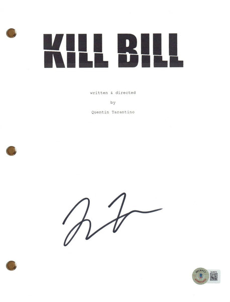 Quentin Tarantino Signed Autograph Kill Bill Movie Script Screenplay Beckett COA