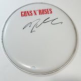 Steven Adler GUNS N' ROSES Signed 12" Drumhead Autograph Drummer ACOA COA