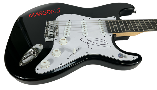 Adam Levine Maroon 5 Signed Autograph Electric Guitar Lead Singer Beckett COA