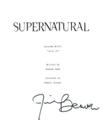 Jim Beaver Supernatural Signed Autograph Finale Episode Script Screenplay COA