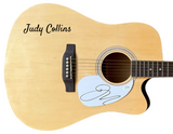 Judy Collins Signed Autograph Full Size Acoustic Guitar ACOA COA