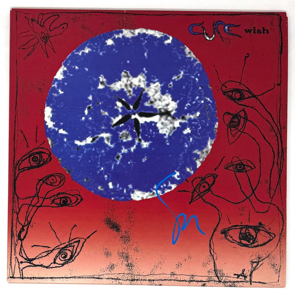 Simon Gallup The Cure Signed Kiss Me Kiss Me Vinyl Record LP Album Autograph BAS