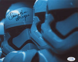 SAMANTHA ALLEYNE Signed STAR WARS Autograph 8x10 Photo Force Awakens  ACOA COA