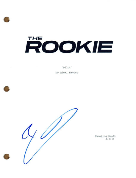 Eric Winter THE ROOKIE Signed TV Series Autograph Pilot Script Screenplay COA