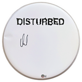 David Draiman Signed DISTURBED 14" Drumhead Band Singer Autograph Beckett COA